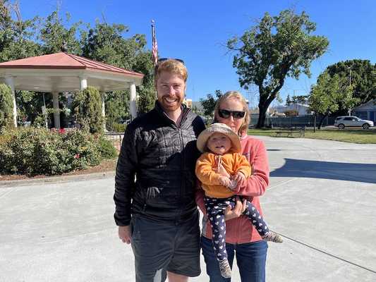 Anne, Avery and Andrew in Sonoma