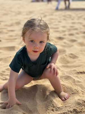 Avery at Curl Curl beach