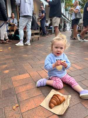 Avery's new obsession - croissants