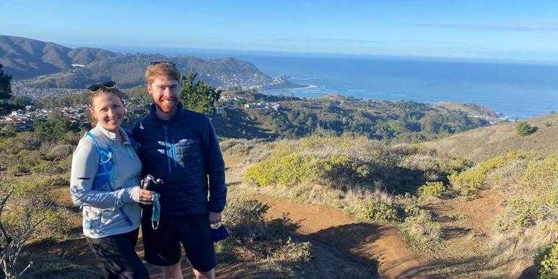 Hiking above Pacifica, just south of SF